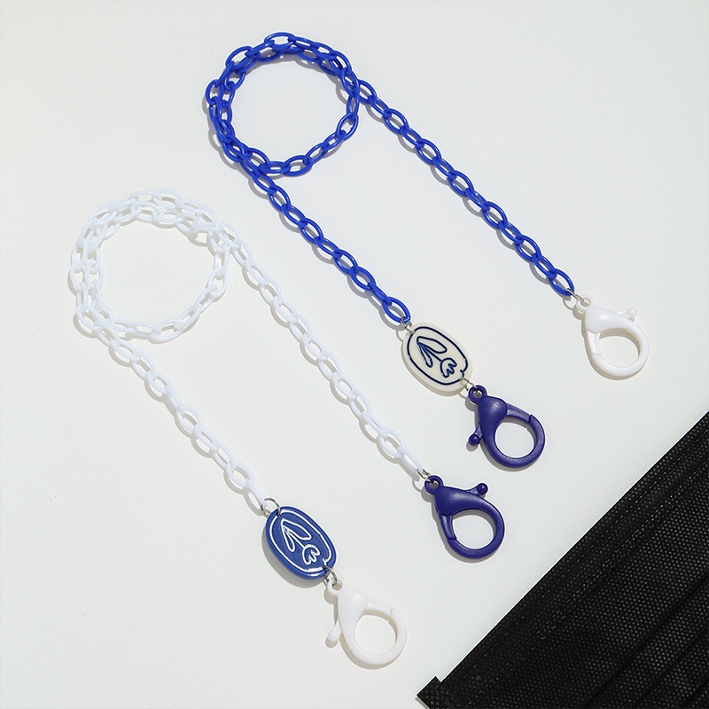 Baru Korea Masker Lanyard Bunga Kecil Masker Lanyard Kreatif Anti Loss Acrylic Kacamata Rantai
