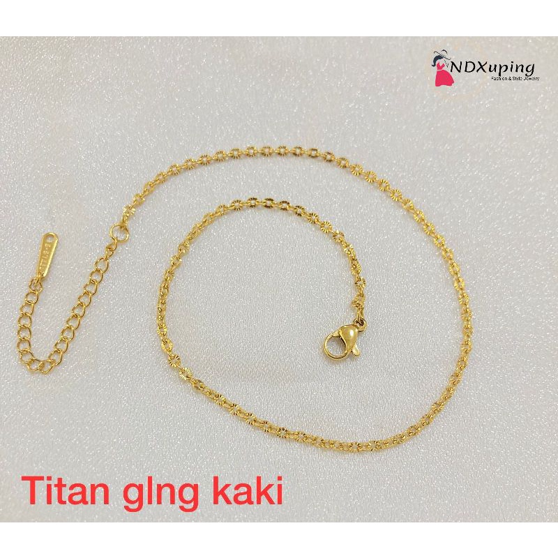 Gelang Kaki Ulir Polo Dewasa Titanium N22082206