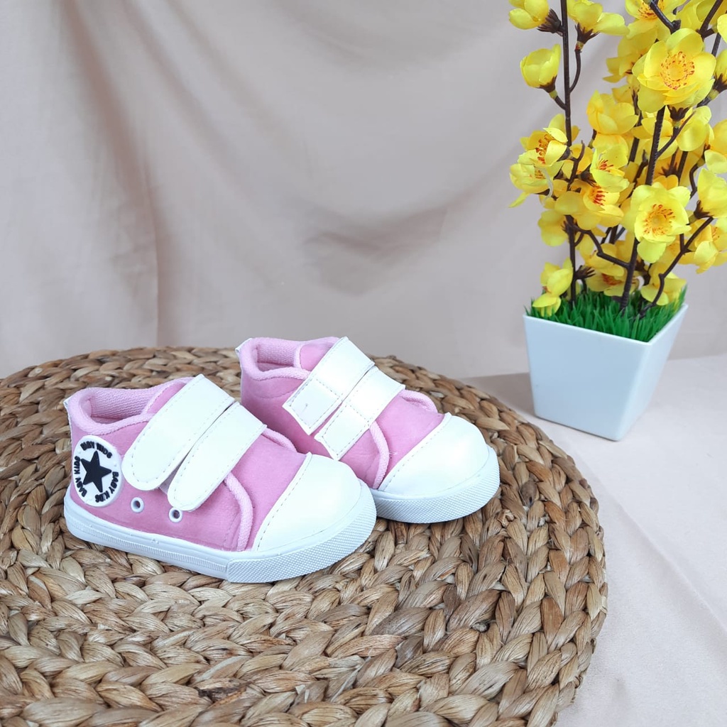 mandirishoesstore-SEPATU SNEAKER BABY KIDS BINTANG 1-3 TAHUN CAY24