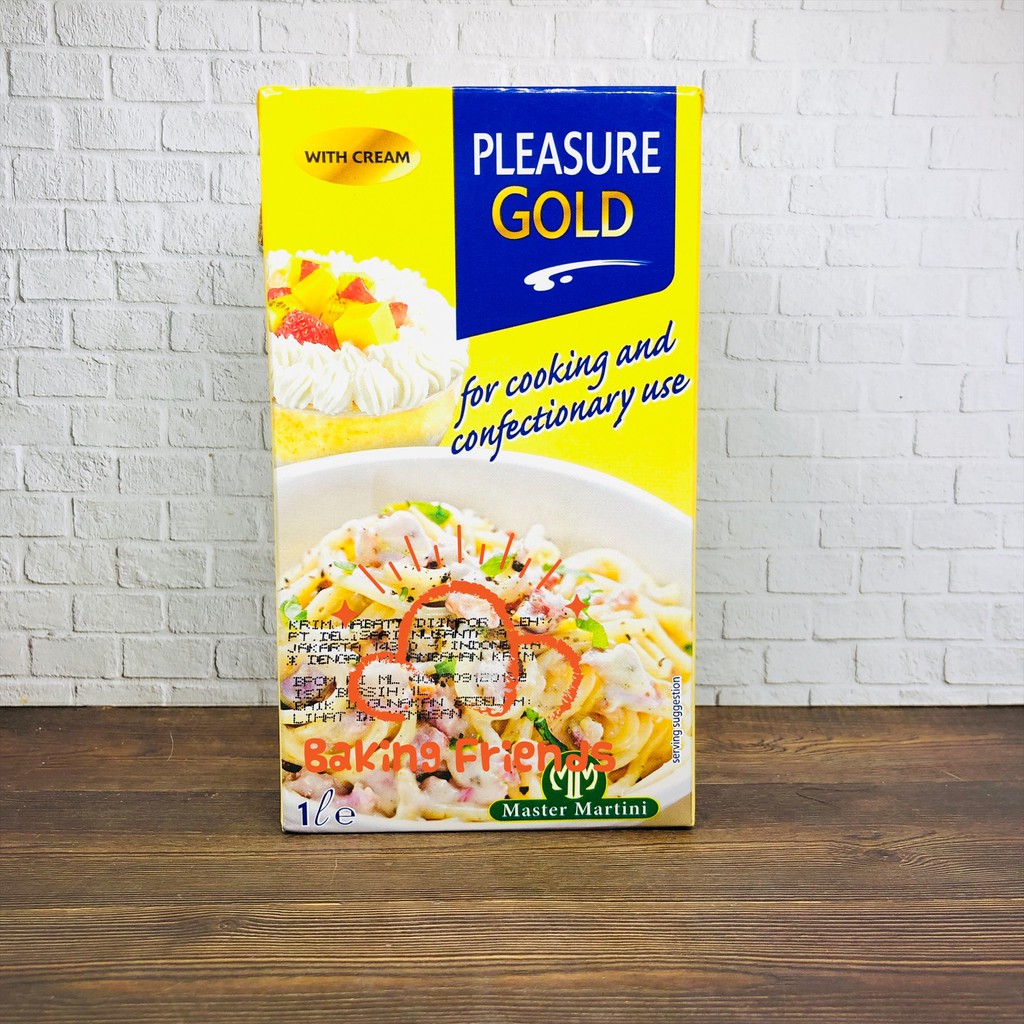 PLEASURE GOLD COOKING CREAM MASTER GOURMET 1LTR/ KRIM MASAK SERBAGUNA 1LTR