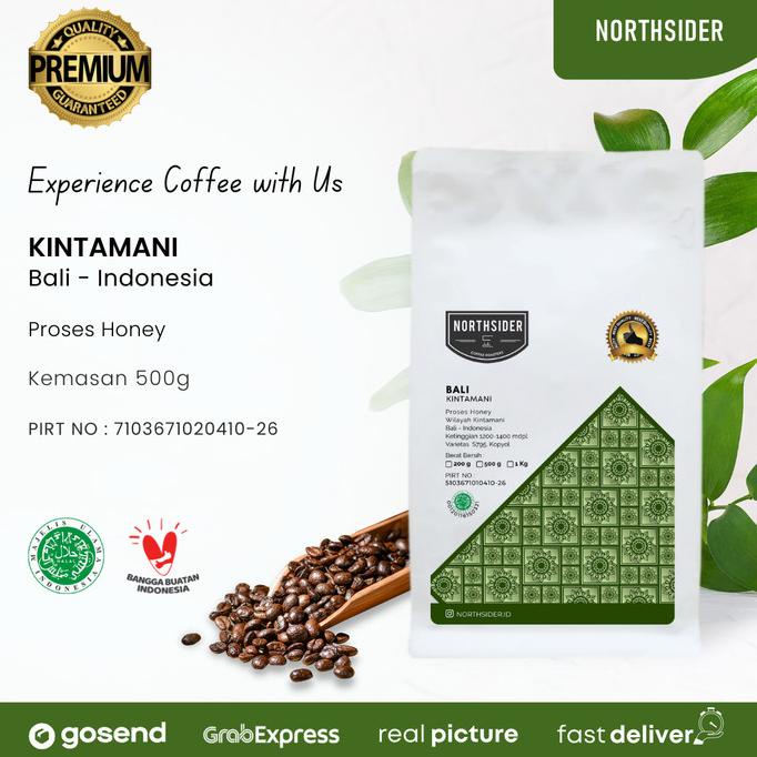 

[ COD ] BIJI KOPI ARABIKA BALI KINTAMANI HONEY - 500GR MANUAL BREW NORTHSIDER DISKON Kode 950