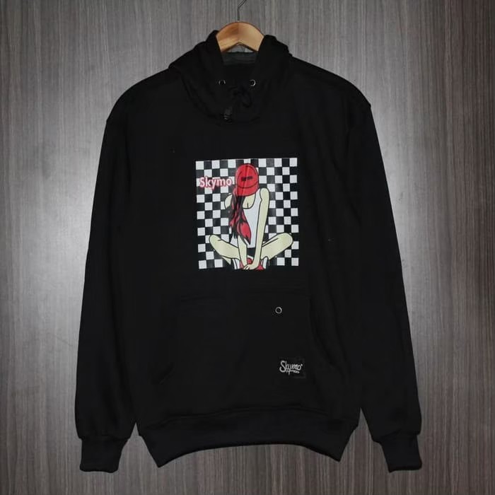 Sweater Cowo Cewe SKYMO PROBLEM WOMN CATUR beludru panas musim gugur berkerudung dingin remaja versi