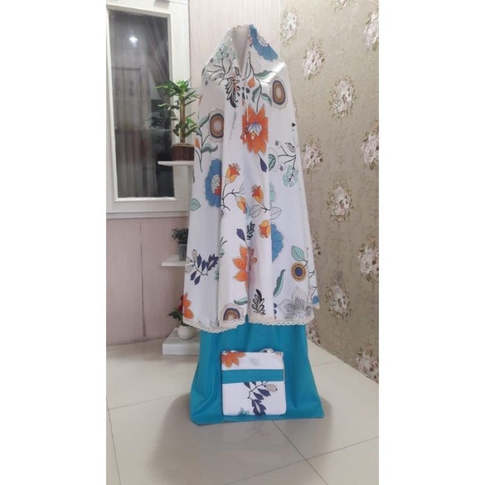 MUKENA DEWASA KATUN JEPANG||MUKENA DEWASA MUKENA KATUN JUMBO MOTIF - Aqila