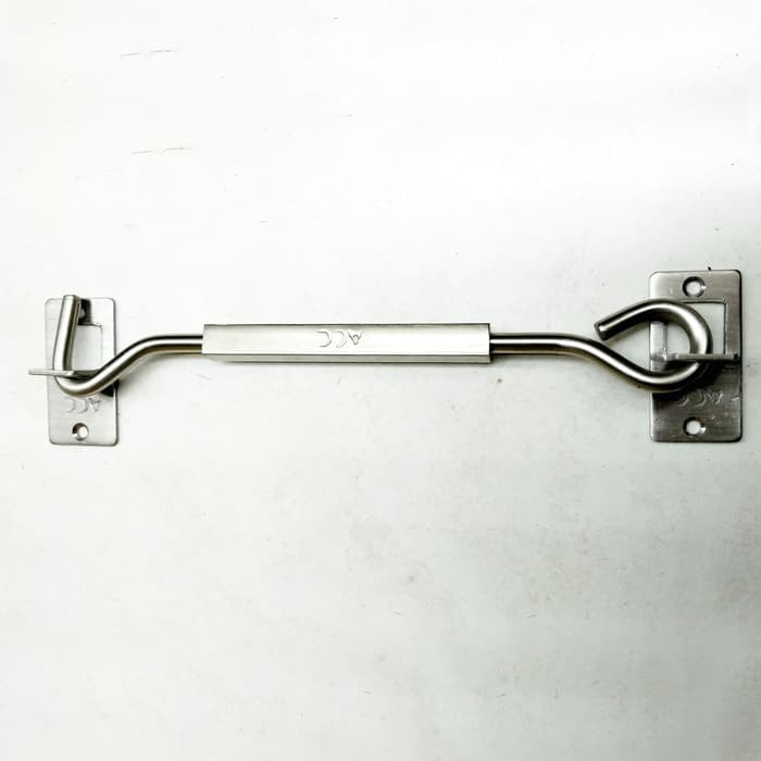 Hak Angin / Penyangga Jendela Stainless Kotak Polos 8" 0140