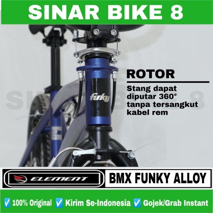 Sepeda Anak Laki BMX ELEMENT FUNKY Alloy Stang Rotor Garansi Ukuran 20 Inch