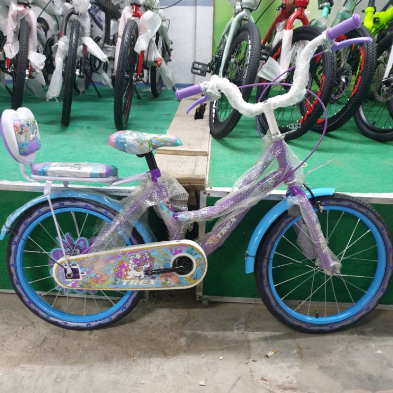 Sepeda Anak Perempuan 18 inch Trex Lollipop Sepeda Mini Lolipop 18" Sepeda Keranjang