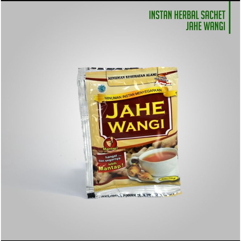 

Herbal Instan Jahe Wangi | Kemasan Sachet @ 25 gr × 10