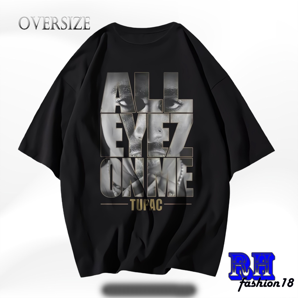 kaos tupac oversize vintage tee t-shirt