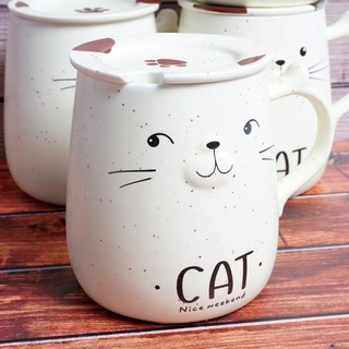 MUG KERAMIK  GELAS  AIR MINUM CAT  LUCU Shopee Indonesia