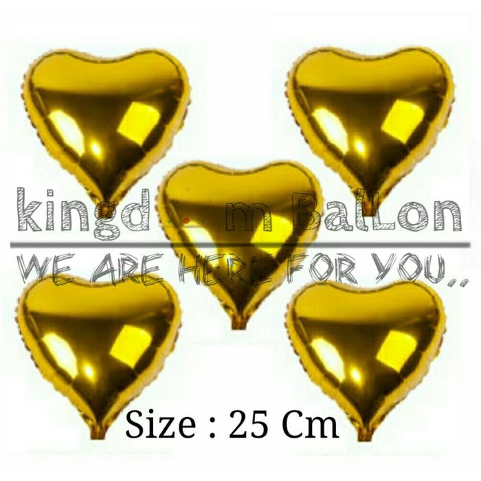 Balon Love Mini Gold / Balon Foil Love Mini Gold