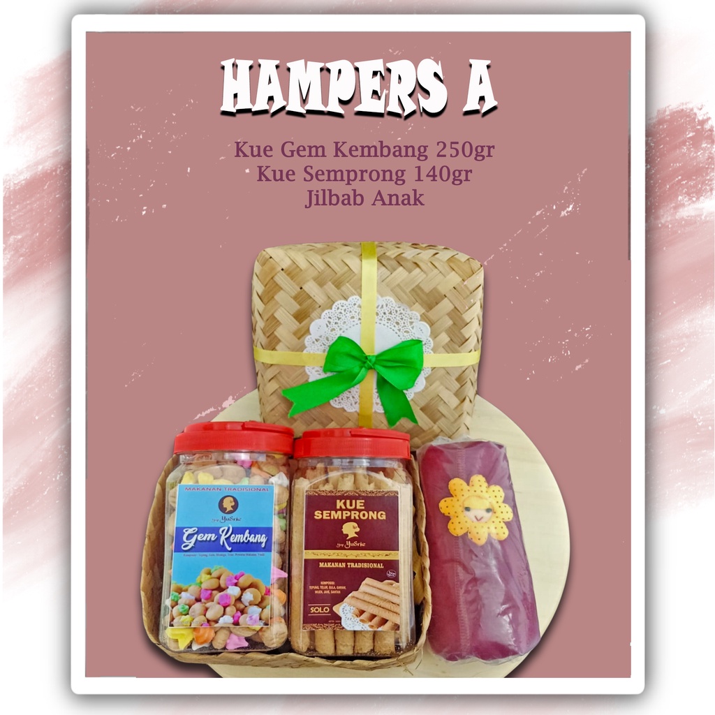 

HAMPERS EDISI LEBARAN KUE KERING SNACK ABON KHAS SOLO ENAK GURIH MURAH