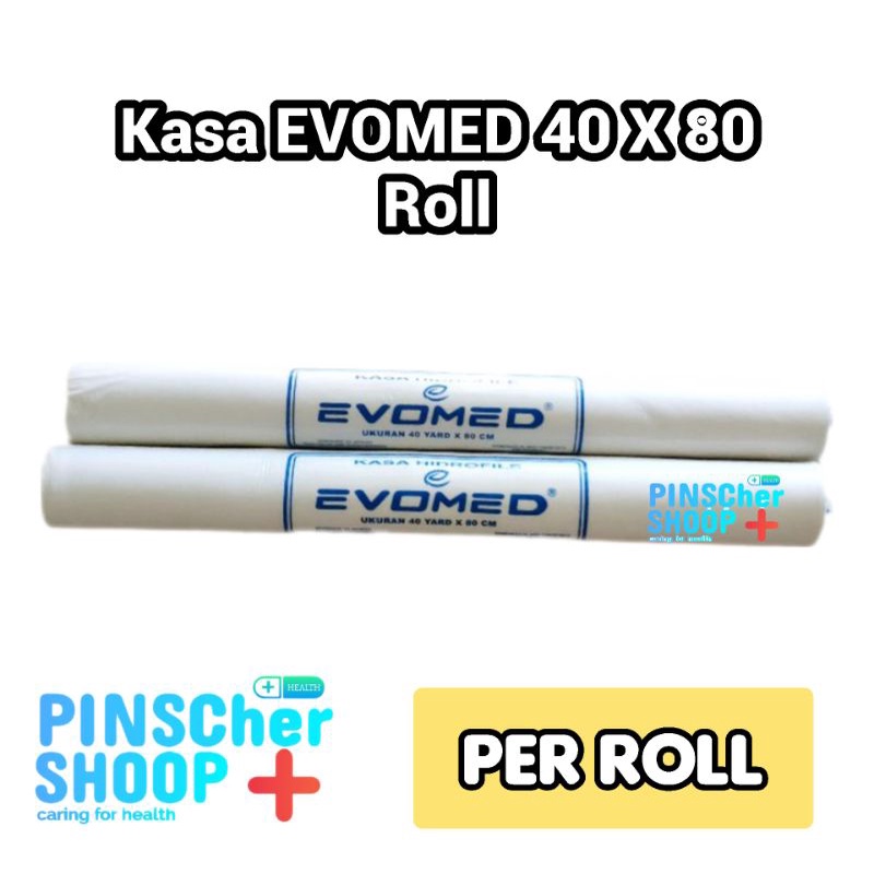 Kasa Hidrofil Roll 40 Yard x 80 cm Evomed Per Roll