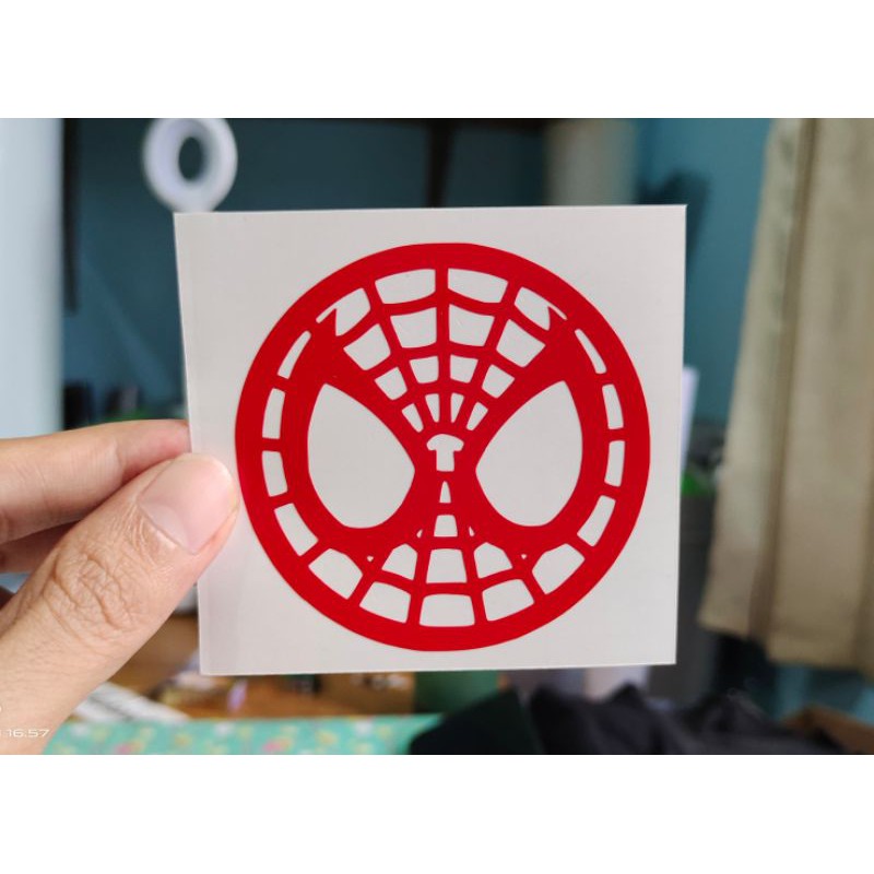 

stiker Spiderman custom cutting stiker murah