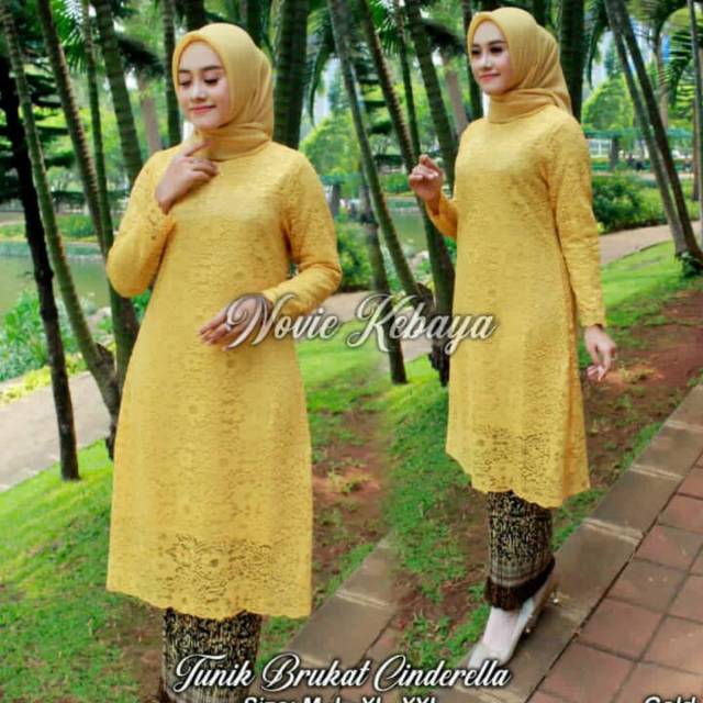 Set brokat tunic cinderella