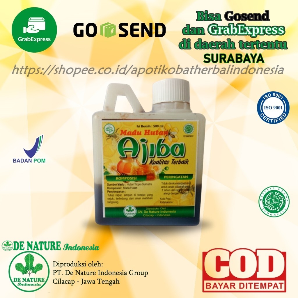 

MADU FERMENTASI ASLI DE NATURE ISI 500GR