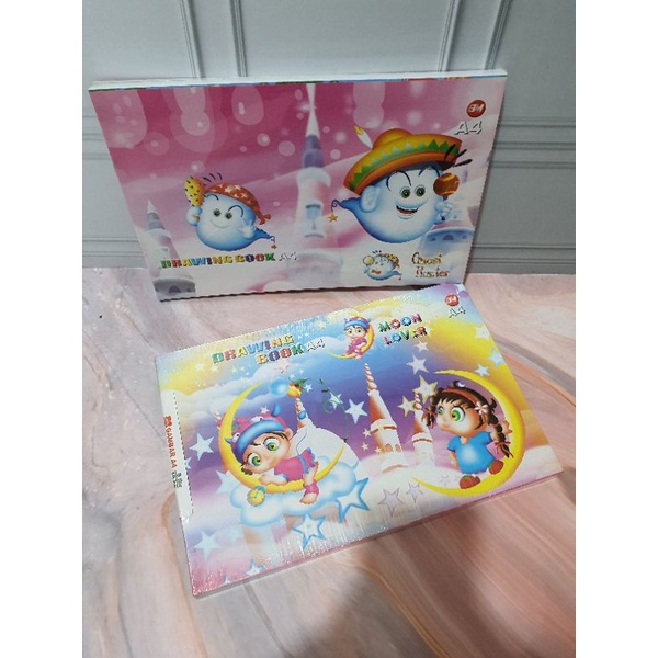 (10pc) buku gambar ukuran A4 merek BM-1