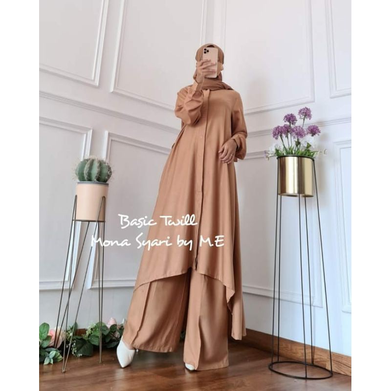 BASIC SET VOL.3 MONA SYARI BY M.E ME ORIGINAL (TUNIK+KULOT) Bestseller Best seller Terlaris Kekinian