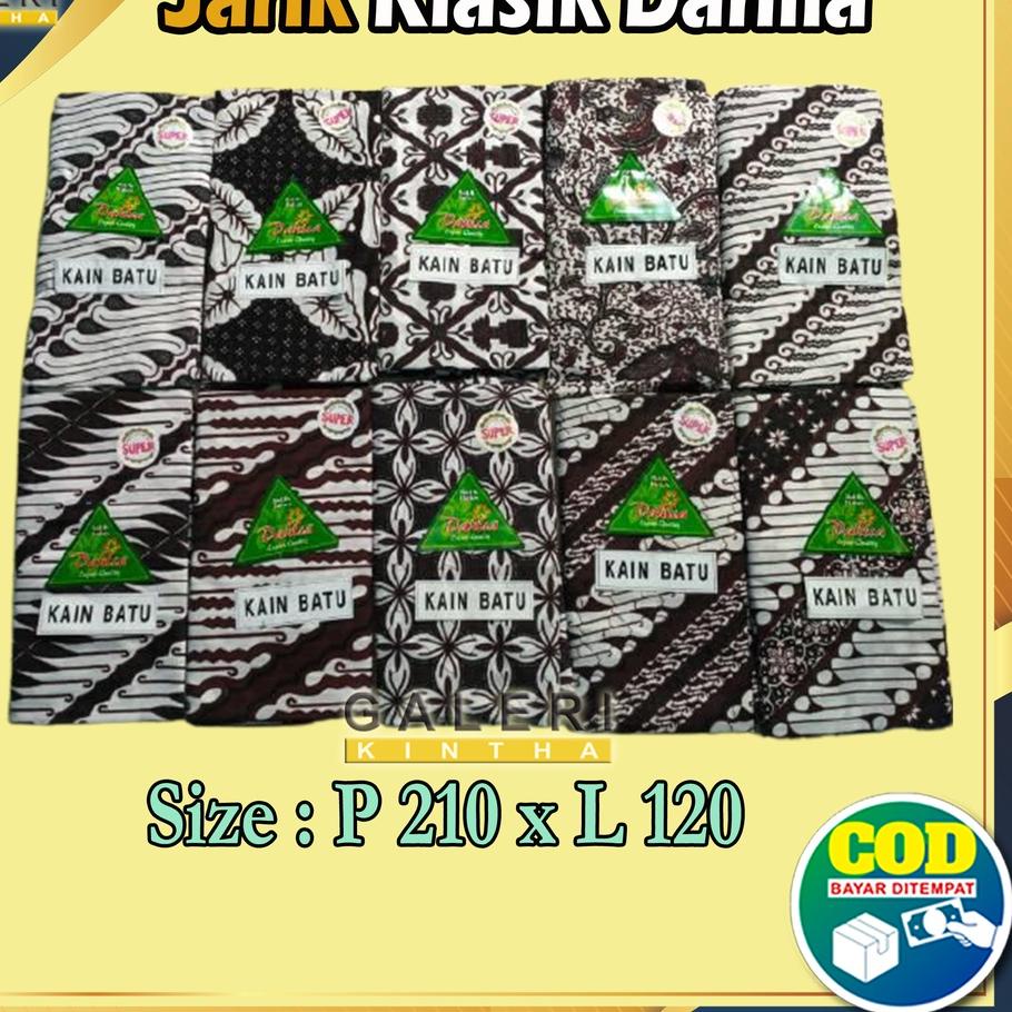 ✪BIG ⚡ALE✪/Kain Jarik Batik Dahlia Jarit Putih Lawasan Panjang Seragam PekalonganKain Jarik Batik Da