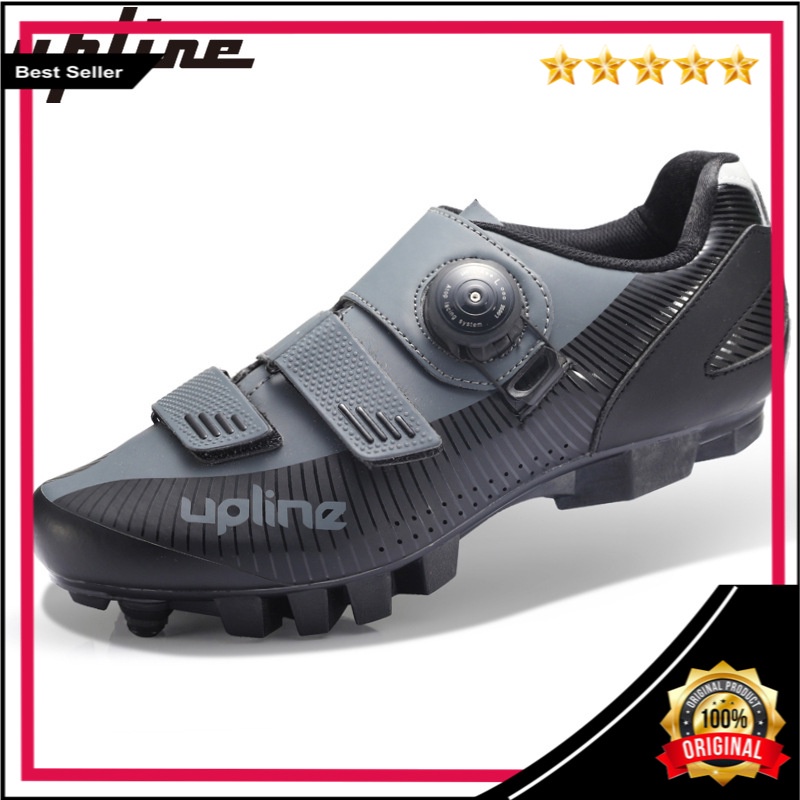 Otentik Taiwan Upline Garis Start Sepeda Gunung Kunci Sepatu Sepeda Jalan Naik Sepatu Berputar Sneak