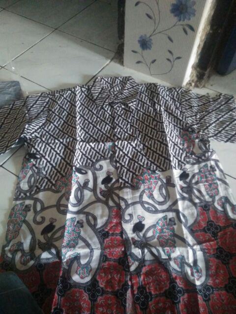 Batik Couple Keluarga Sania Ruffle Ori Ndoro Jowi Dnt Kate Garansi Termurah