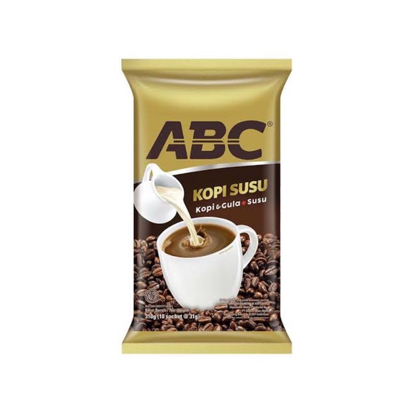 

ABC Kopi Susu 10x31g (Kopi & Susu + Gula)