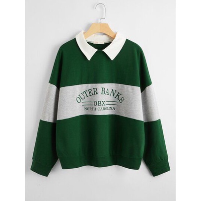 OUTER BANKS COLAR Sweater Crewneck Oblong Oversize-Unisex Sweater Terbaru Fashion Terkini Korean Style