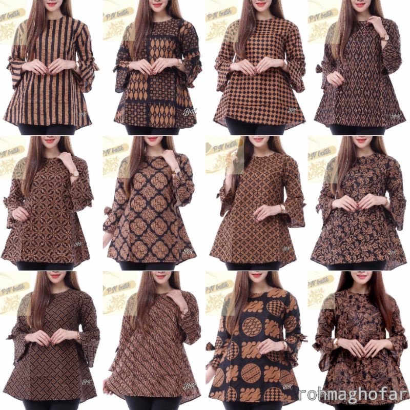 Batik Wanita - Atasan Batik 184 - 430 Dpk Baju Batik