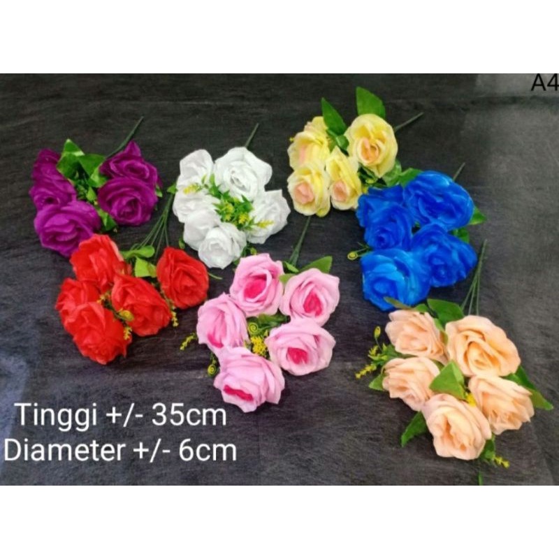 

Bunga Mawar Besar BU24 /Bunga Buket/Bunga artificial/bunga artifical/bunga buket besar