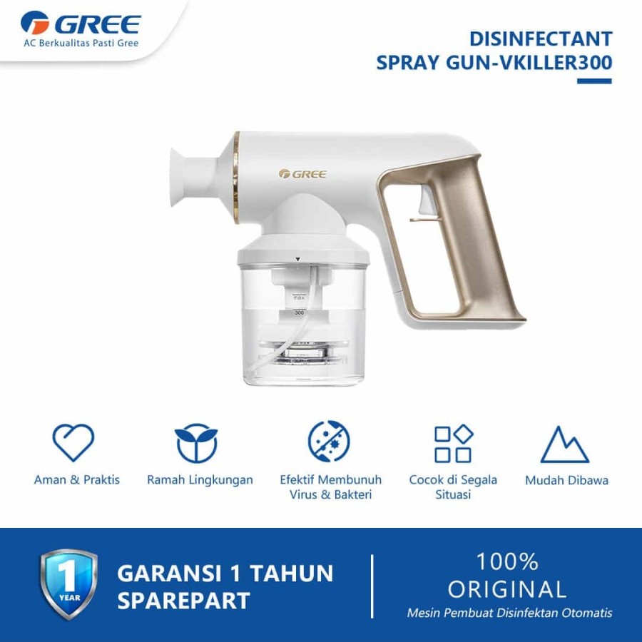 GREE Disinfectant Spray Gun GDSG-VKILLER300 Pembuat Cairan Disinfektan