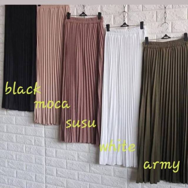 PLISKET SKIRT KWALITAS SUPER