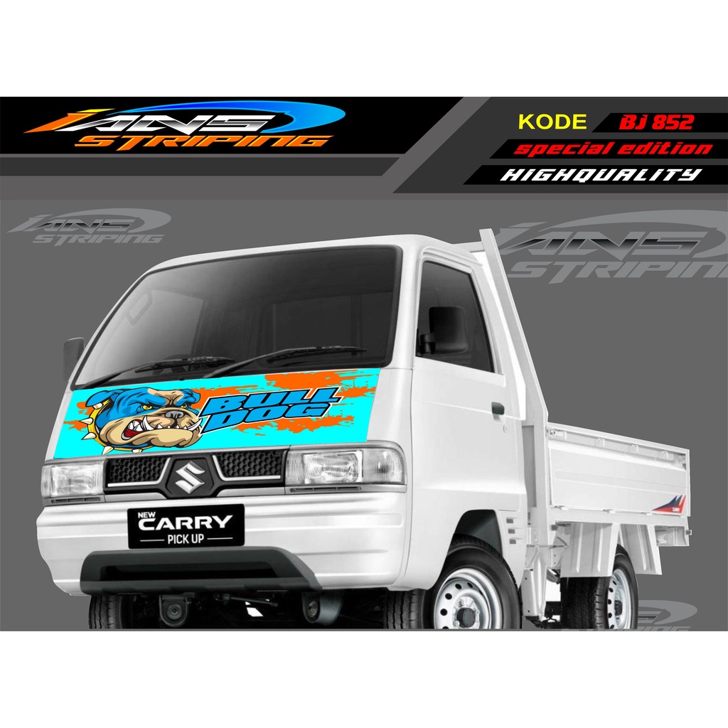 STIKER VARIASI KAP MOBIL CARRY/ STIKER KABIN DEPAN MOBIL CARRY PICK UP / STICKER TERBARU