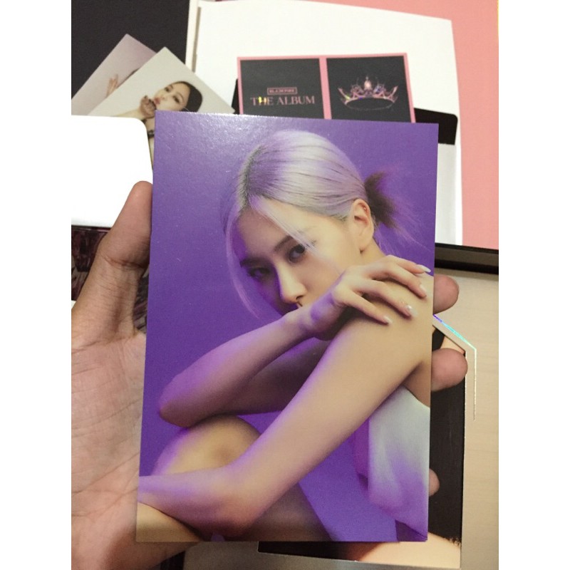 POSTCARD OFFICIAL ROSE THE ALBUM