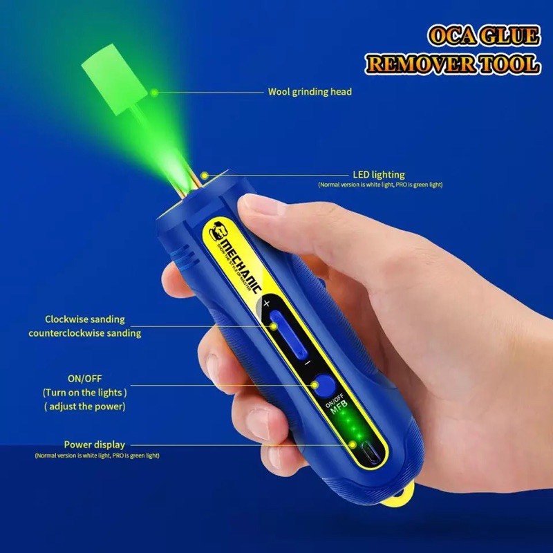 MECHANIC IR10 PRO OCA GLUE REMOVER TOOL 6IN1 - ALAT PEMBERSIH LEM OCA ELEKTRIK