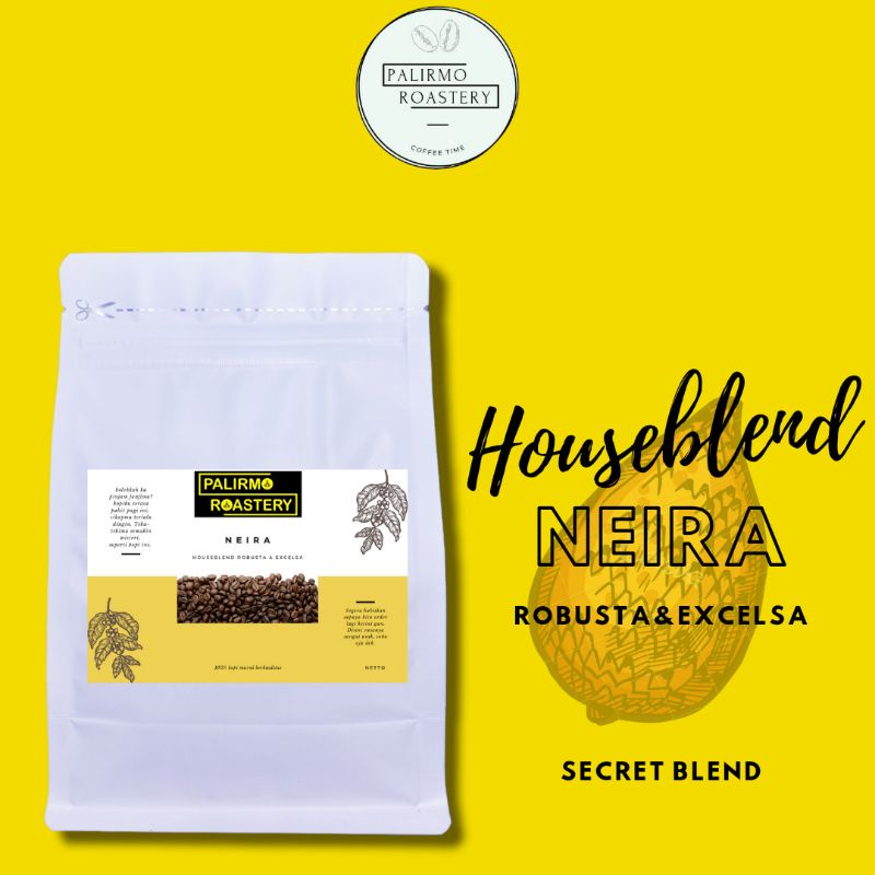 

COD Kopi Houseblend PALIRMO NEIRA Kopi Susu Robusta mix Excelsa Roasted Bean Kualitas Premium 1kg