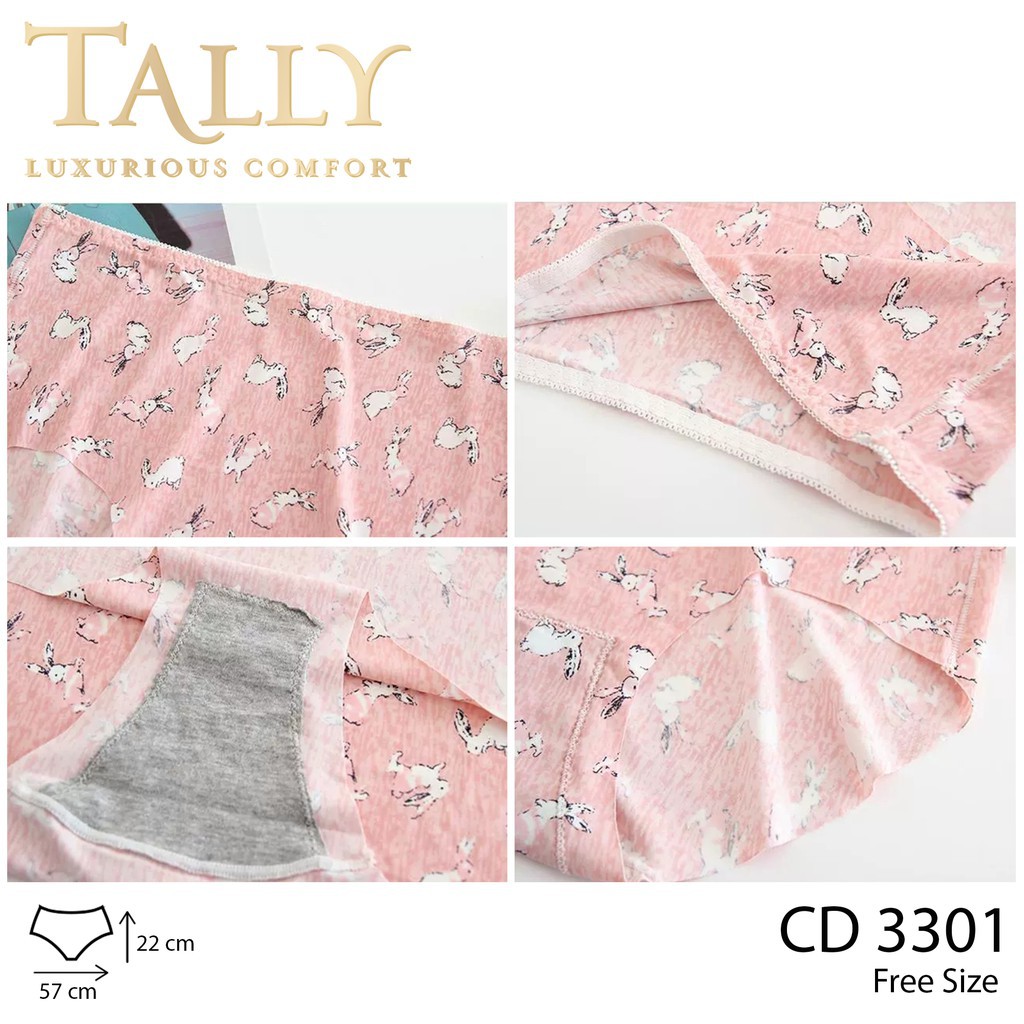 CD TALLY 3301 3303 3304 CELANA DALAM SEAMLESS MOTIF PAKAIAN DALAM WANITA MURAH