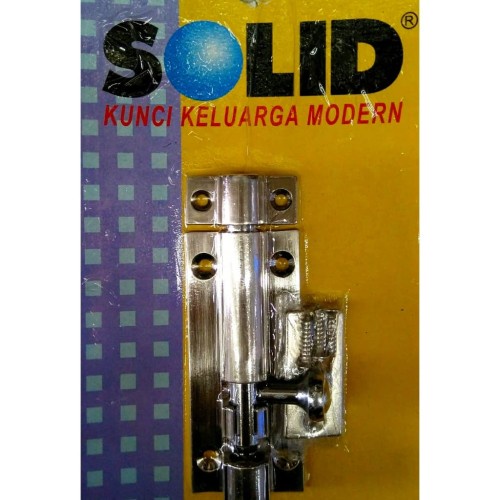 PERTUKANGAN MATERIAL BANGUNAN SOLID GRENDEL G.627 3" SELOT SLOT PINTU PENGAMAN KUNCI RUMAH