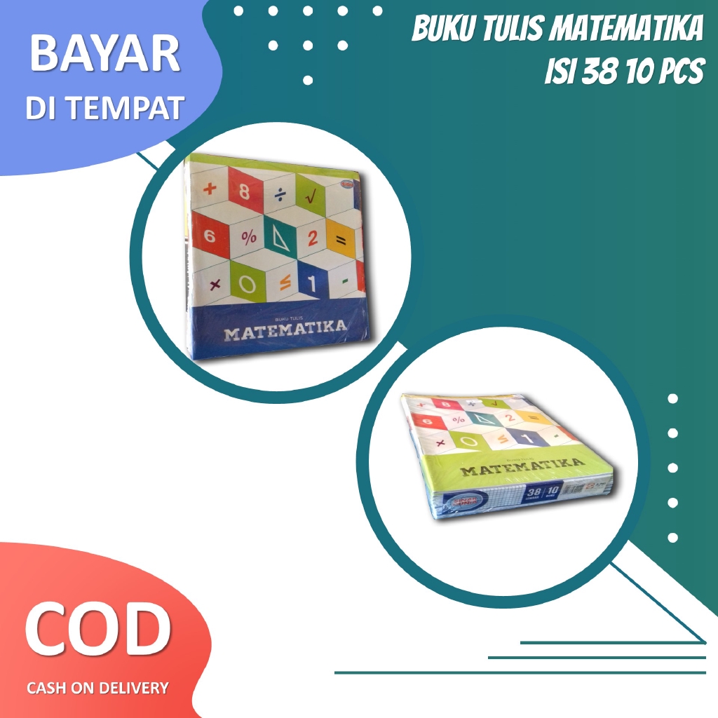 

Buku Tulis Matematika Isi 38 Lembar 1 Pack