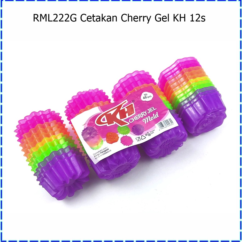 RML222G Cetakan Jelly/Cetakan Puding Cherry KH 12s