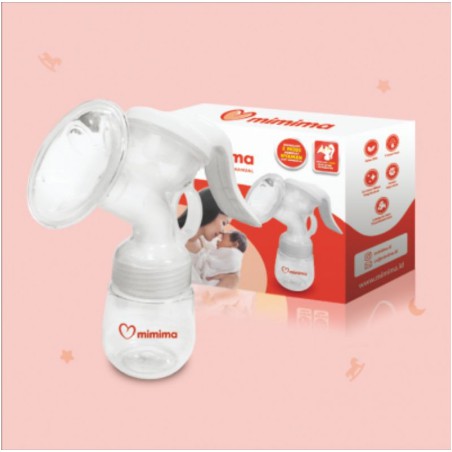 Pompa Asi Manual Breast Pump Mimima BKA 2 Mode Pijat &amp; Perah