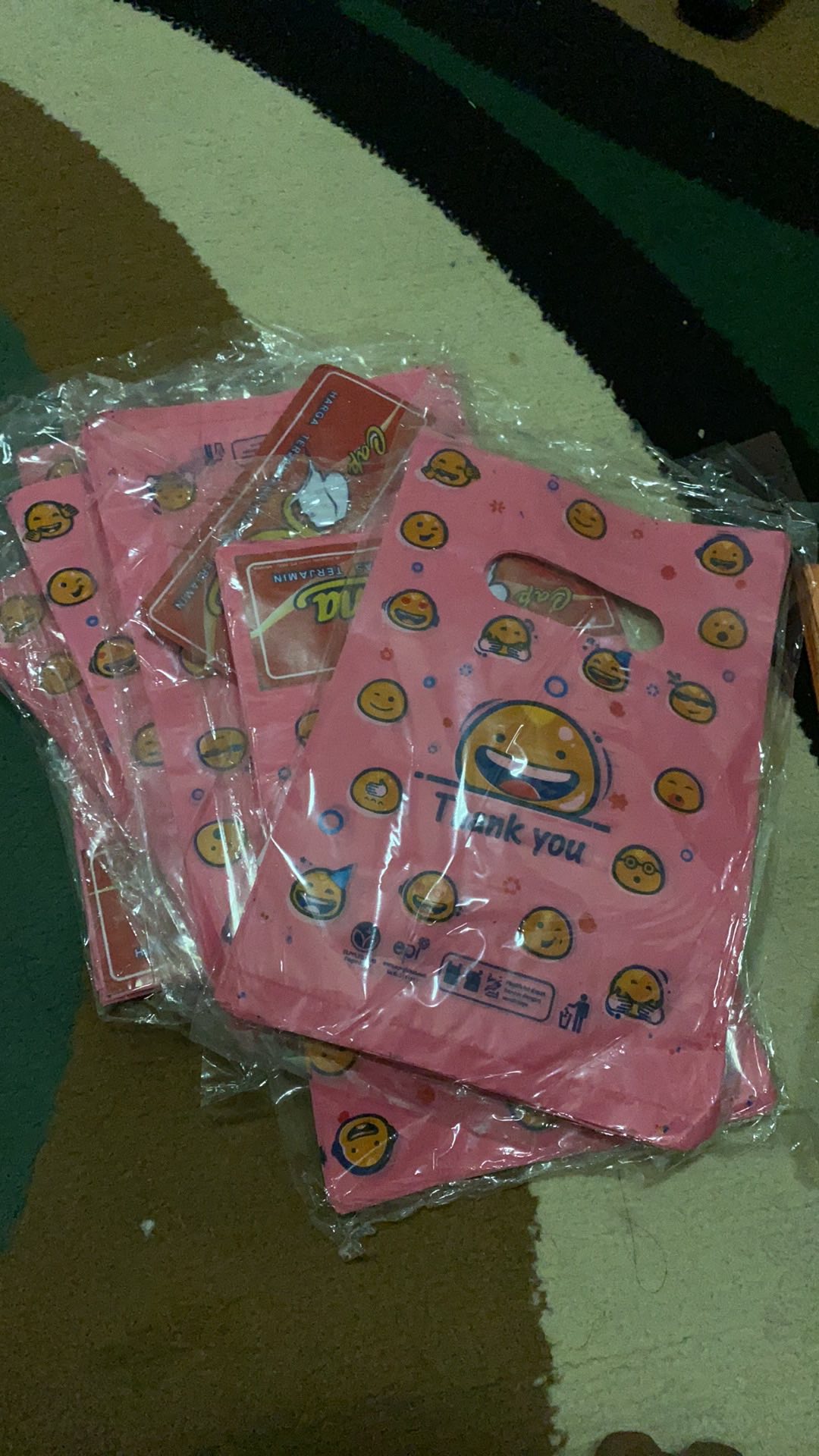 3 Pak [3 X 1 Pack] Kantong Plastik Smile Uk 15