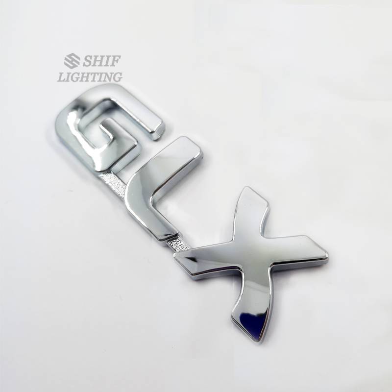 1pc Stiker Emblem Badge Tulisan Glx Bahan Abs Untuk Mobil Mitsubishi