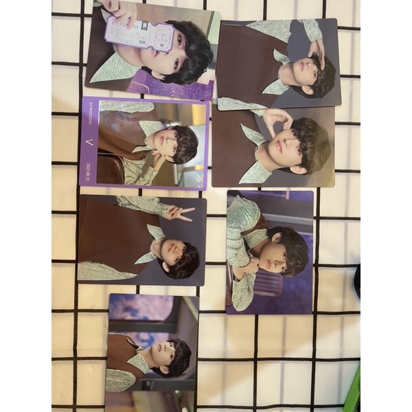 photocard bts official taehyung sowoozoo