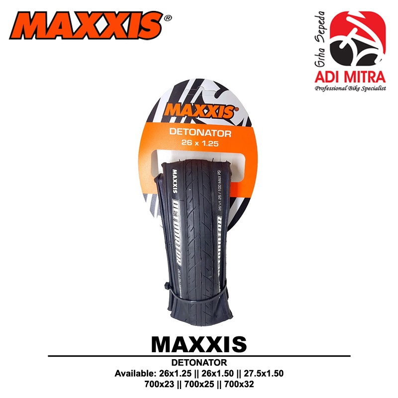 Maxxis Detonator Kevlar TIre | Ban Luar Sepeda 26 / 27.5 / 700C