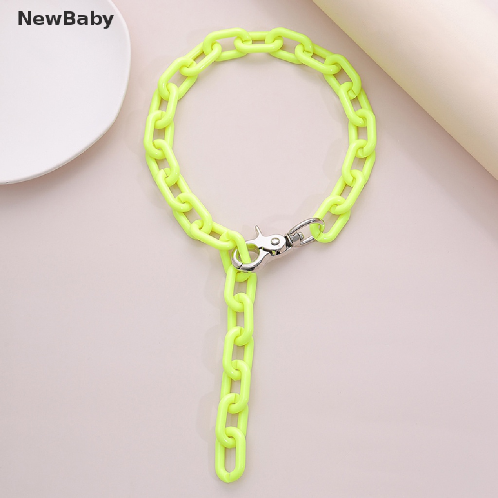 Kalung Choker Gaya Punk Rock Hip Hop Bahan Akrilik Untuk Wanita