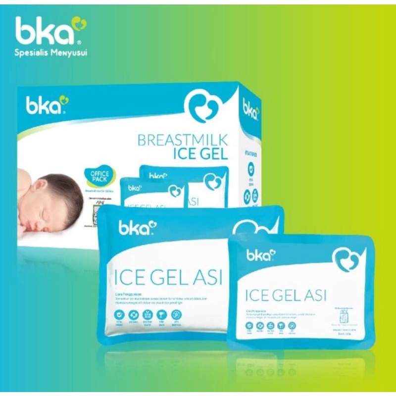 BKA Ice Gel Office Pack Isi 2 Pcs (420g + 160g)/Gel Pendingin ASI