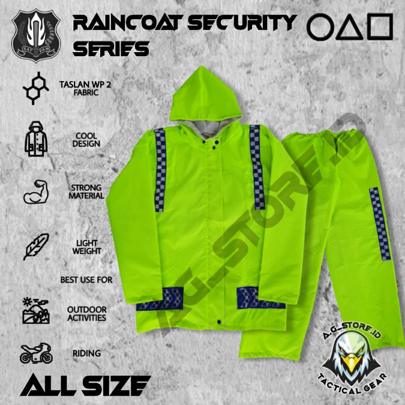 Jas hujan security polos