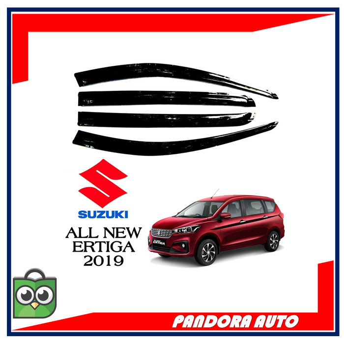 TALANG AIR MOBIL SUZUKI ALL NEW ERTIGA 2019 MODEL SLIM BAHAN AKRILIK HITAM
