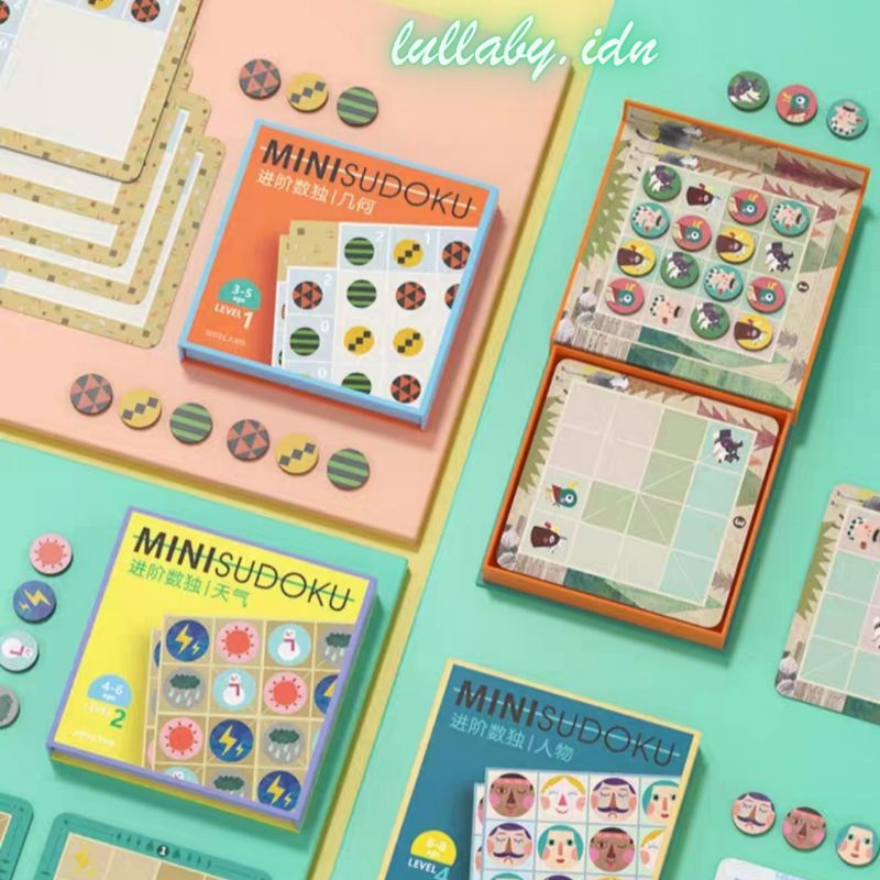 

MINI SUDOKU import / Mainan Edukasi IQ EQ Magnectic Games anak sekolah