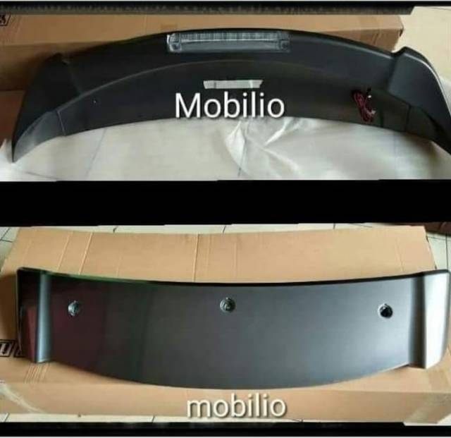 Spoiler mobilio dan brv plus lampu sudah warna