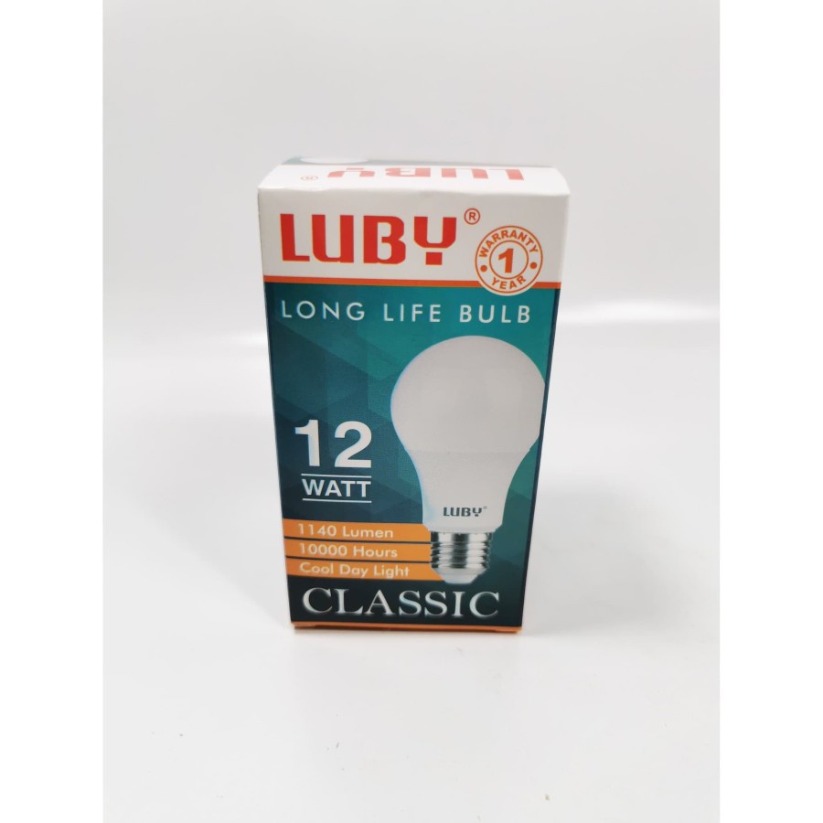 Lampu LED Luby Classic 12 Watt Cahaya Putih Original